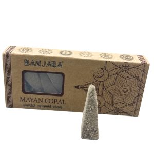 Cones da Pirâmide de Banjara Smudge Copal Maia